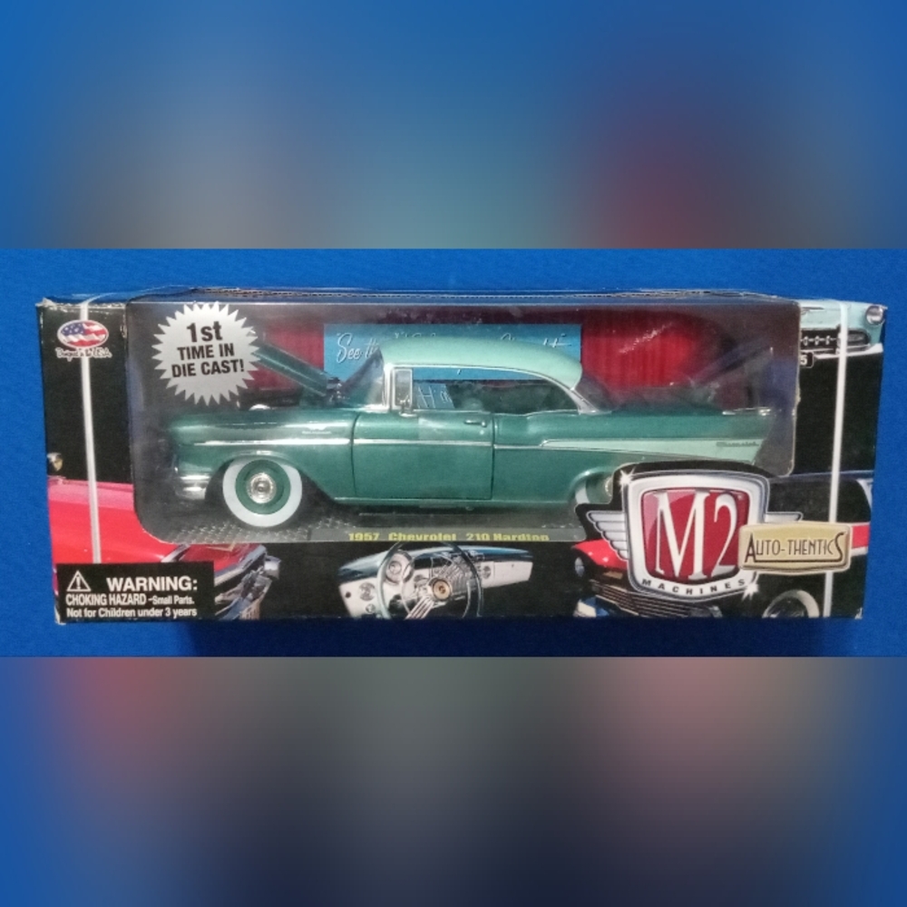 M2 Machines Mint 1957 Chevrolet 210 Hardtop Diecast Model
